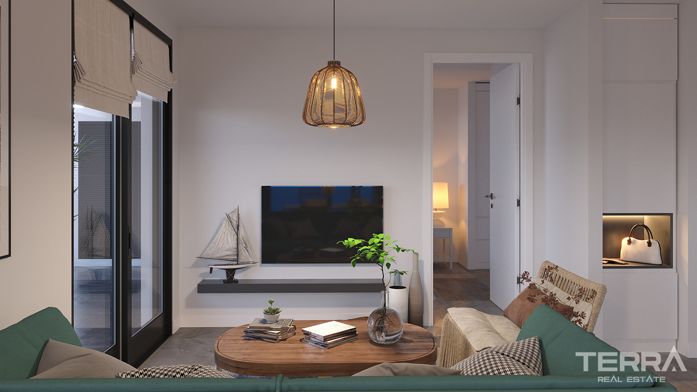 Brand New Cyprus Flats with Sea View in Nicosia, Gaziveren - 81870