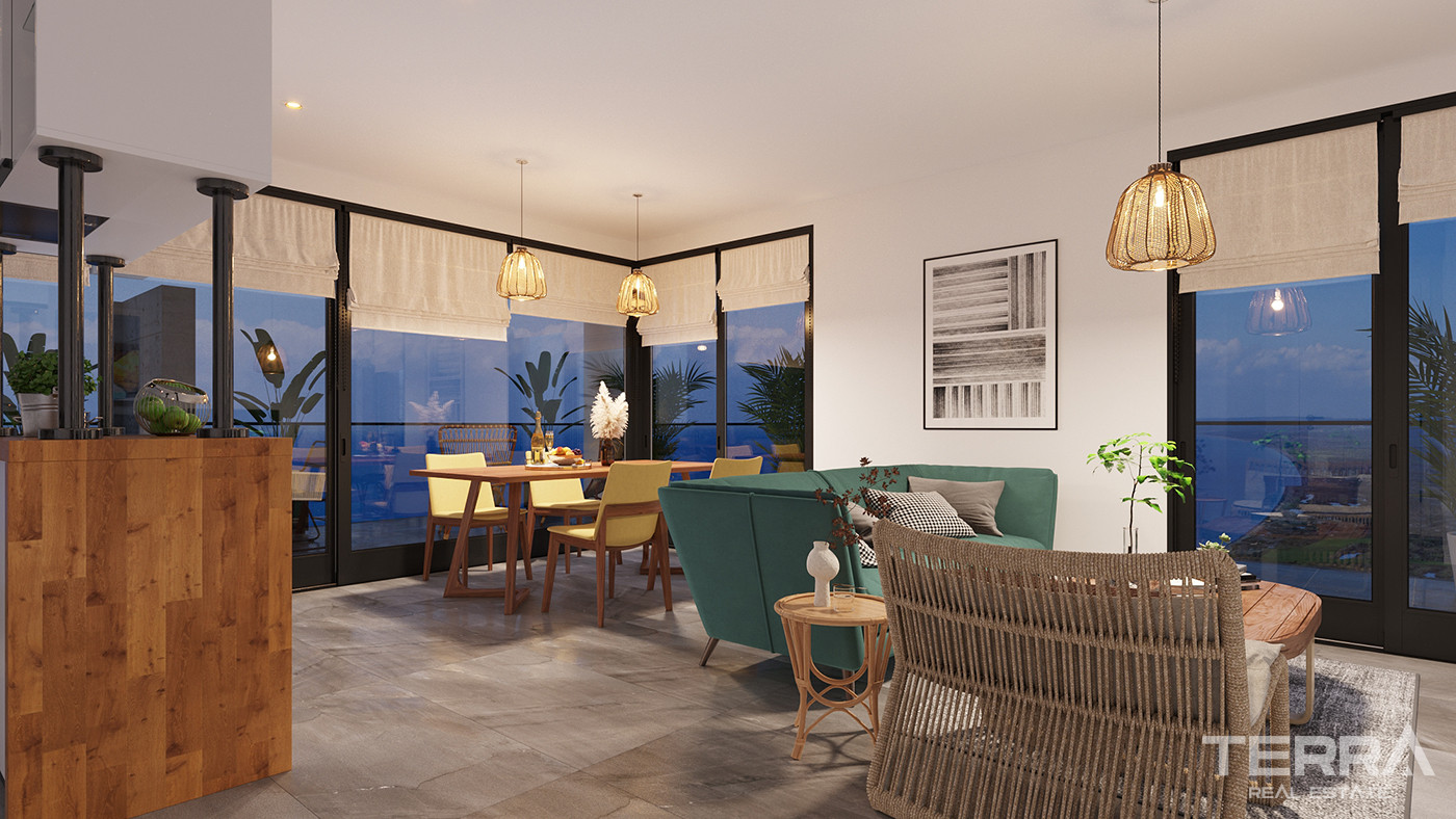 Brand New Cyprus Flats with Sea View in Nicosia, Gaziveren - 81871