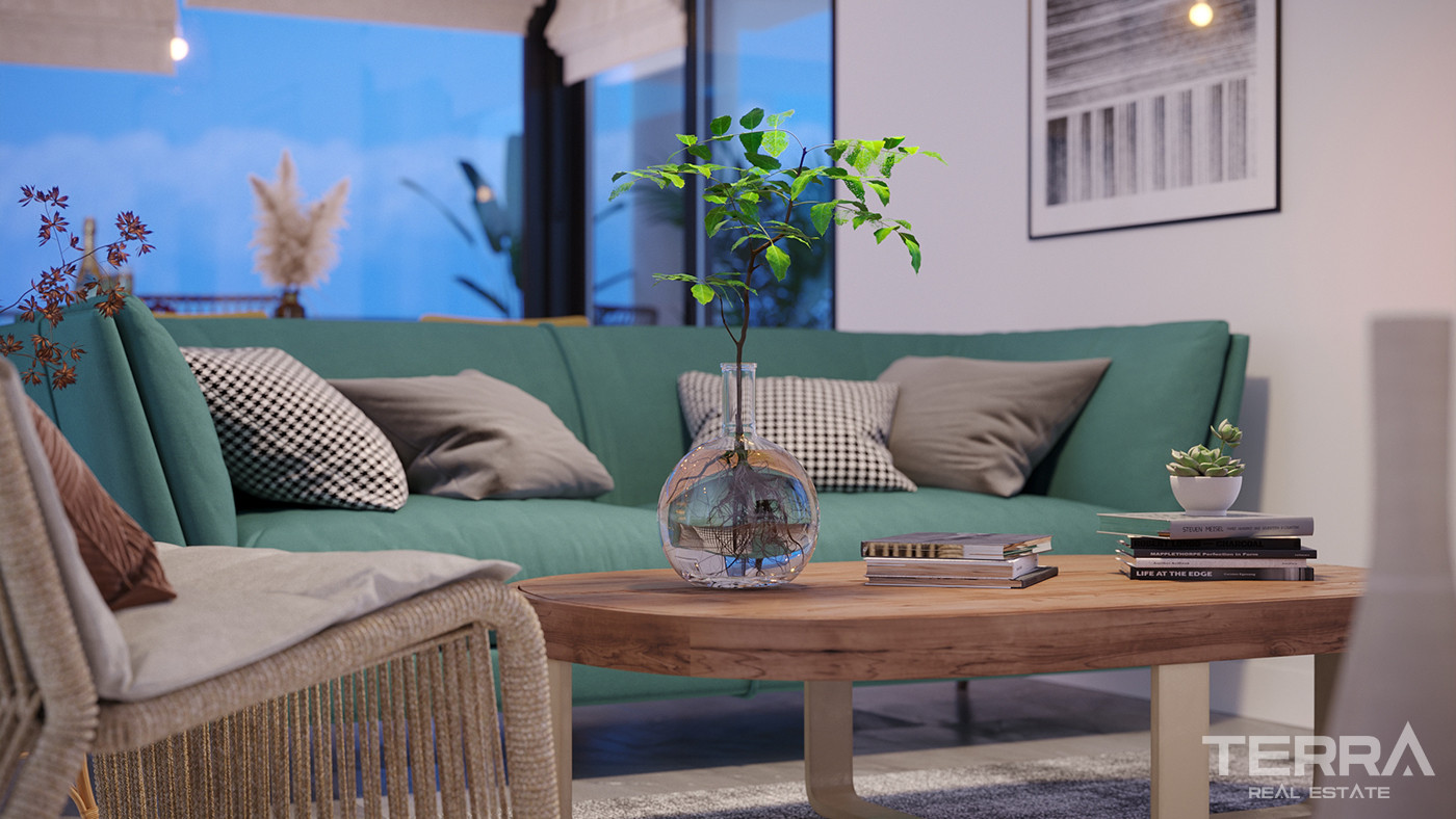 Brand New Cyprus Flats with Sea View in Nicosia, Gaziveren - 81873