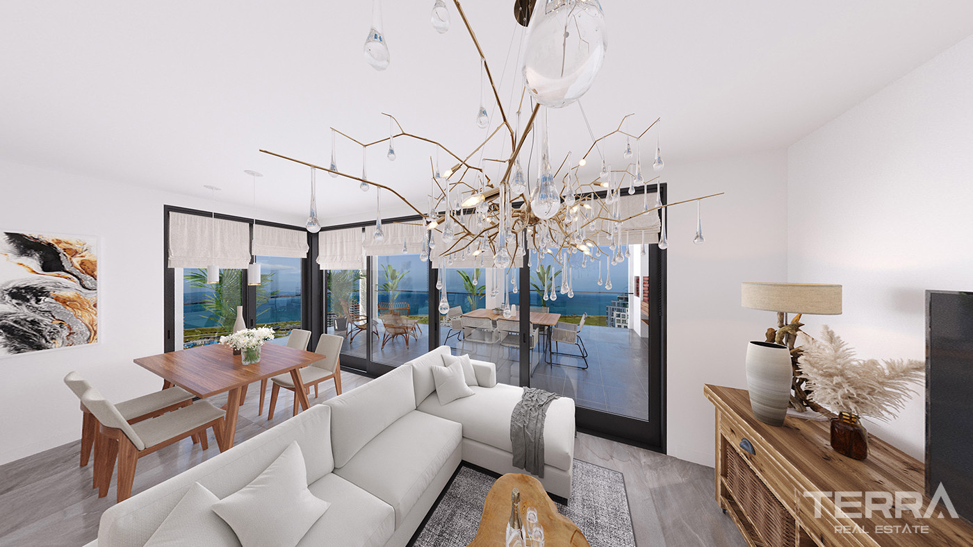 Brand New Cyprus Flats with Sea View in Nicosia, Gaziveren - 81877