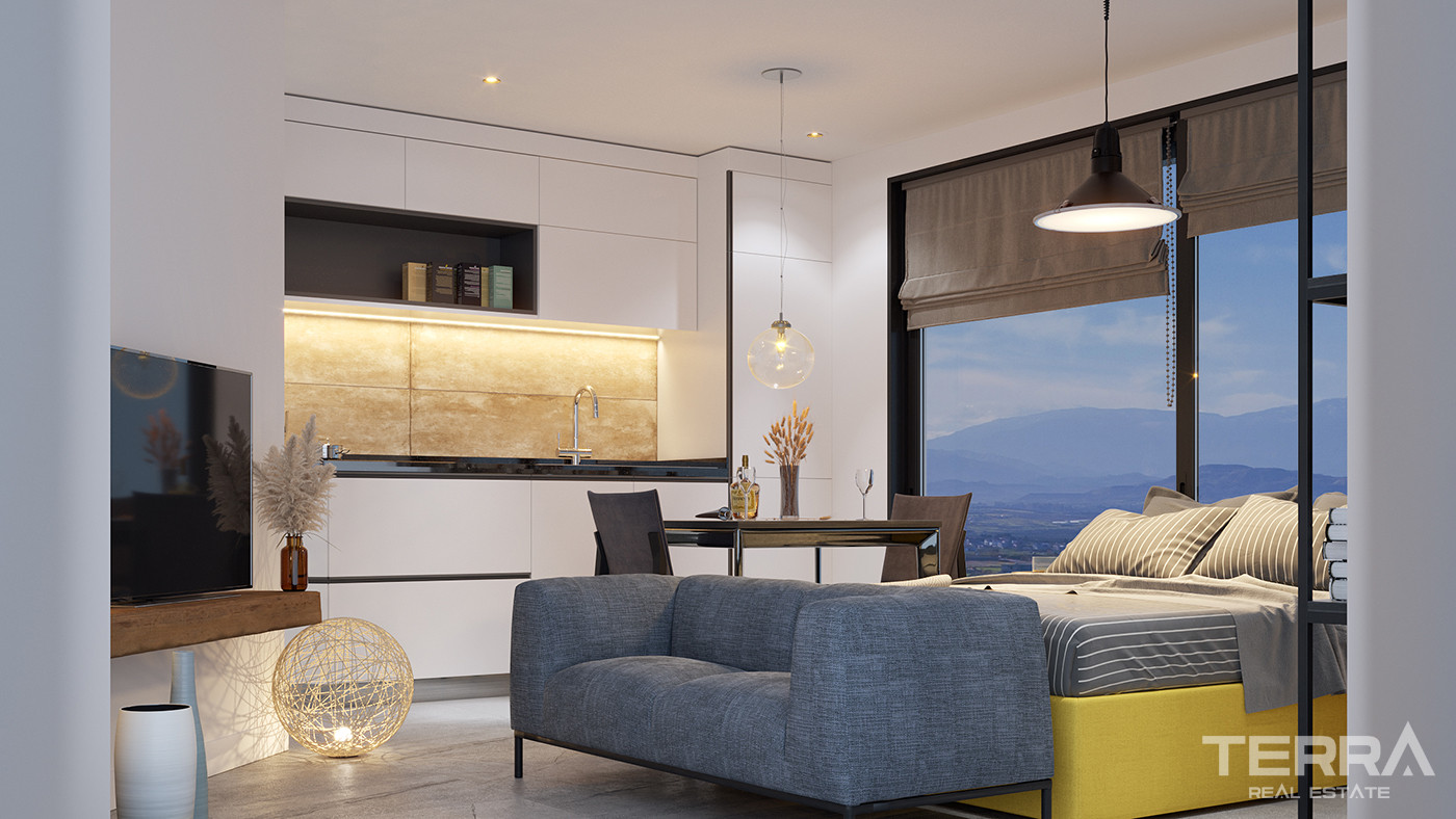 Brand New Cyprus Flats with Sea View in Nicosia, Gaziveren - 81878