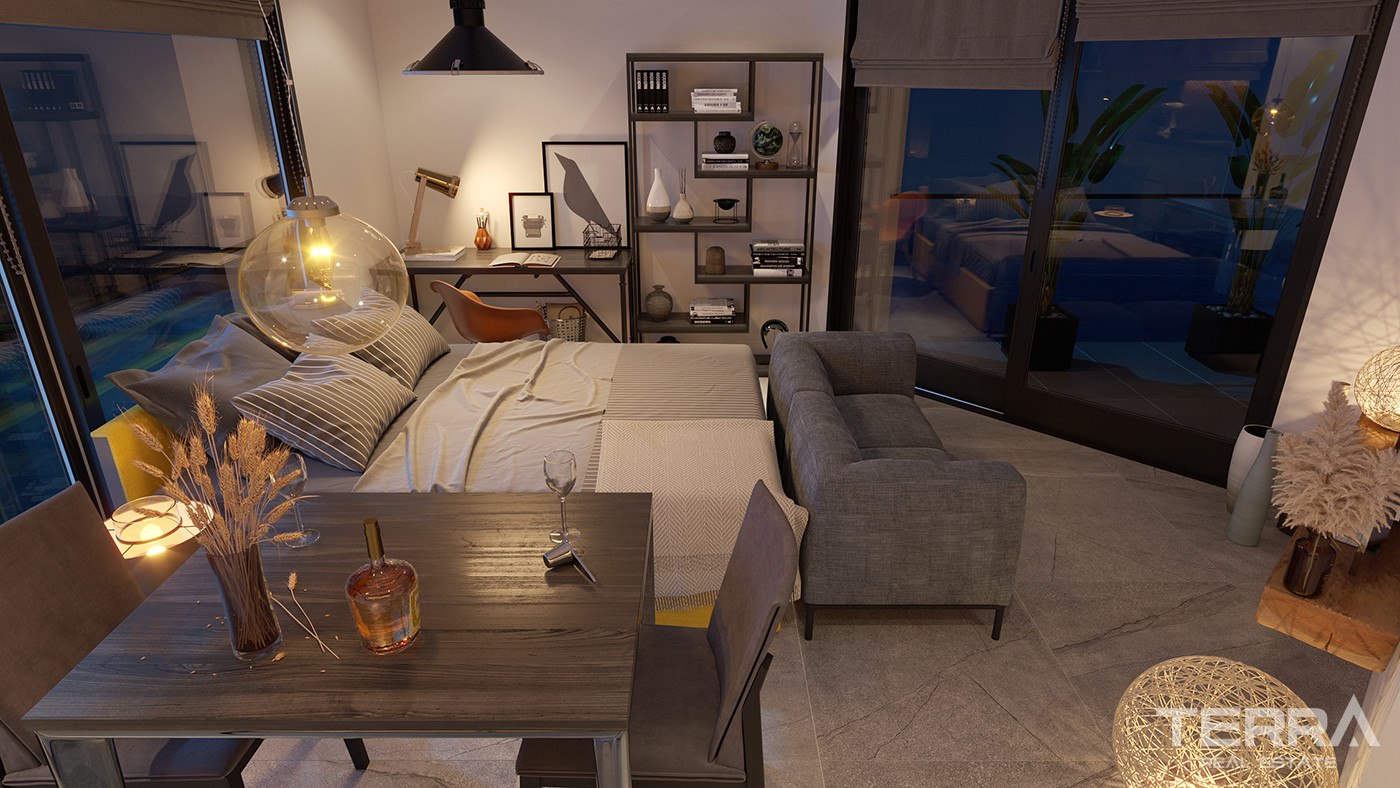 Brand New Cyprus Flats with Sea View in Nicosia, Gaziveren - 81879