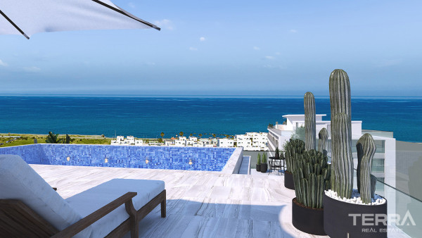Brand New Cyprus Flats with Sea View in Nicosia, Gaziveren
