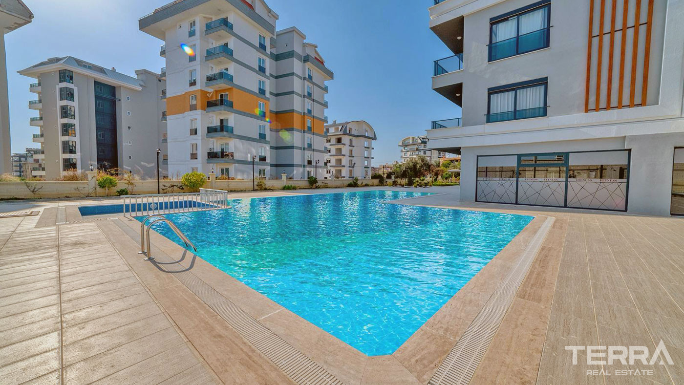 Furnished Apartment within a Comfortable Complex in Alanya, Avsallar - 94381