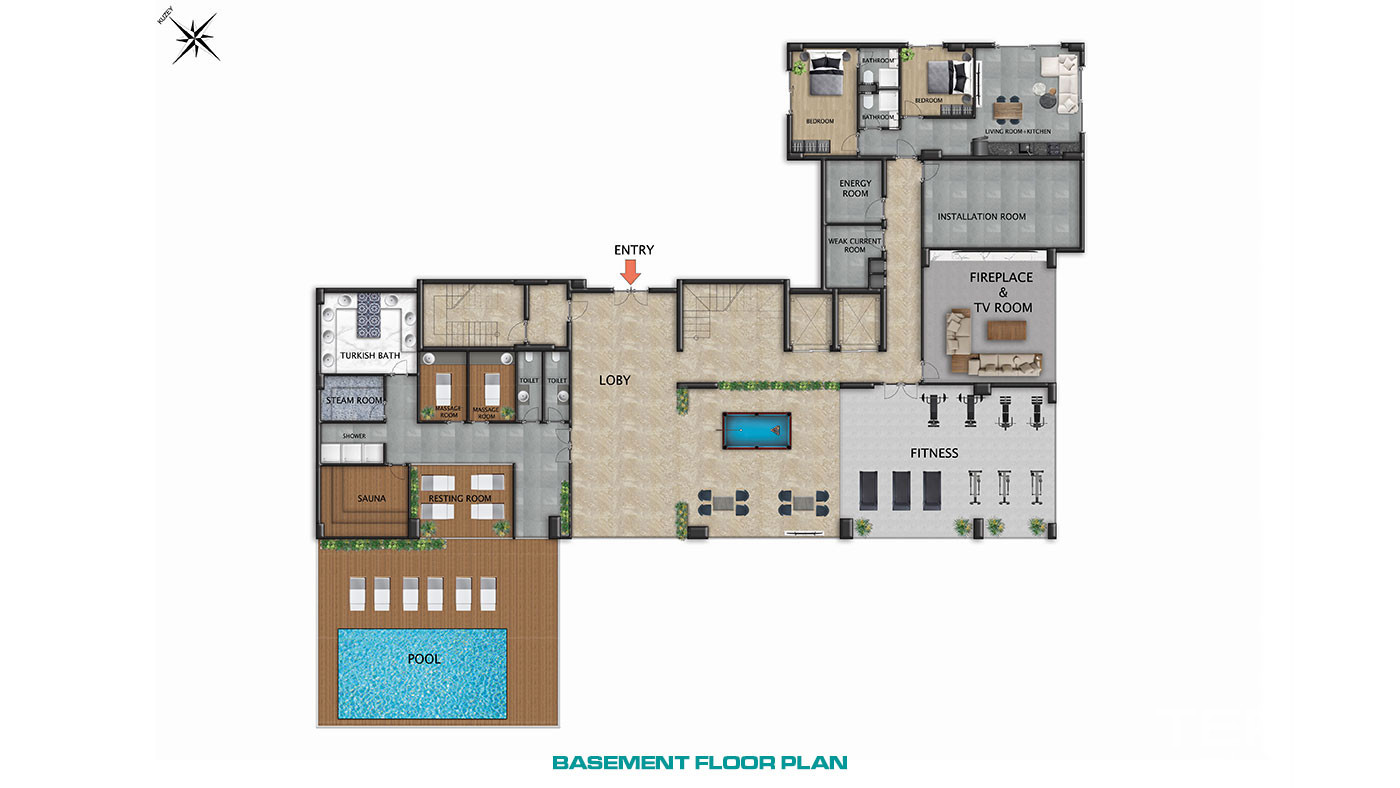 Furnished Apartment within a Comfortable Complex in Alanya, Avsallar - 81933
