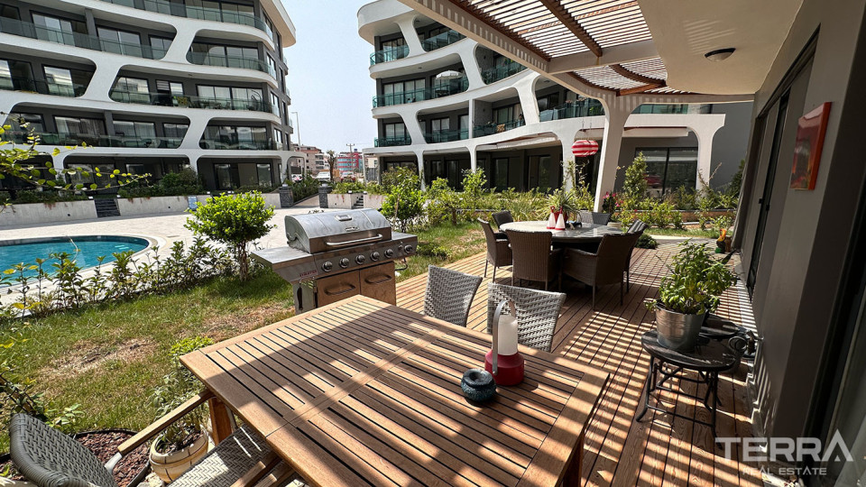 Resale Oba Sol Garden Apartment with Private Garden in Alanya