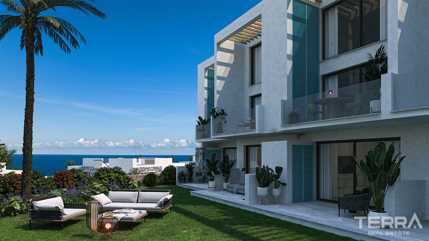 Sea and Mountain View Famagusta Flats in a Tranquil Area of Tatlısu - 82180