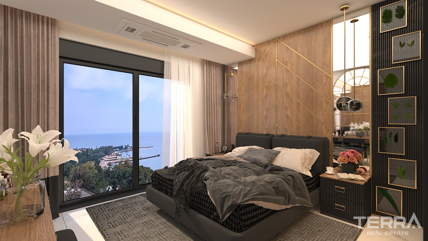 Exquisite Sea View Apartments in Antalya Suitable For Citizenship - 82151