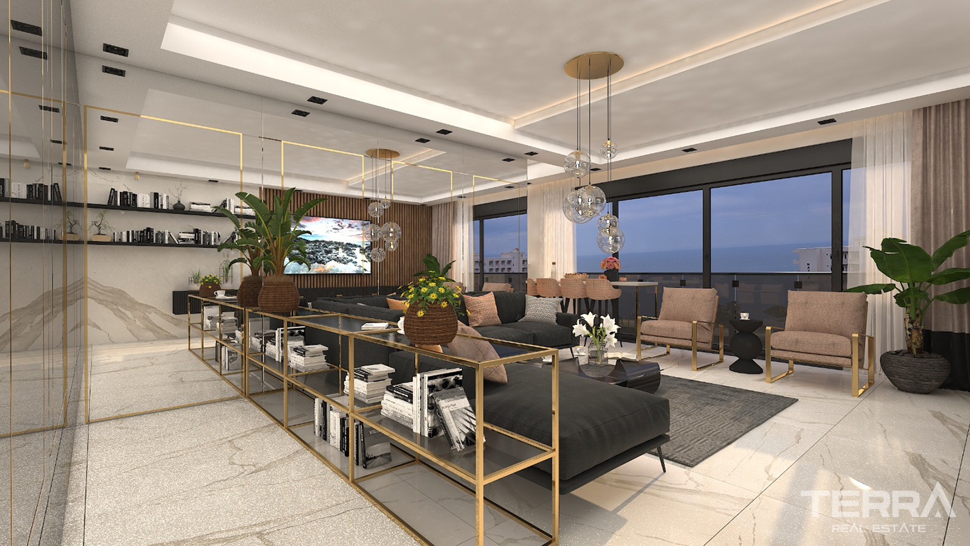 Exquisite Sea View Apartments in Antalya Suitable For Citizenship - 82158