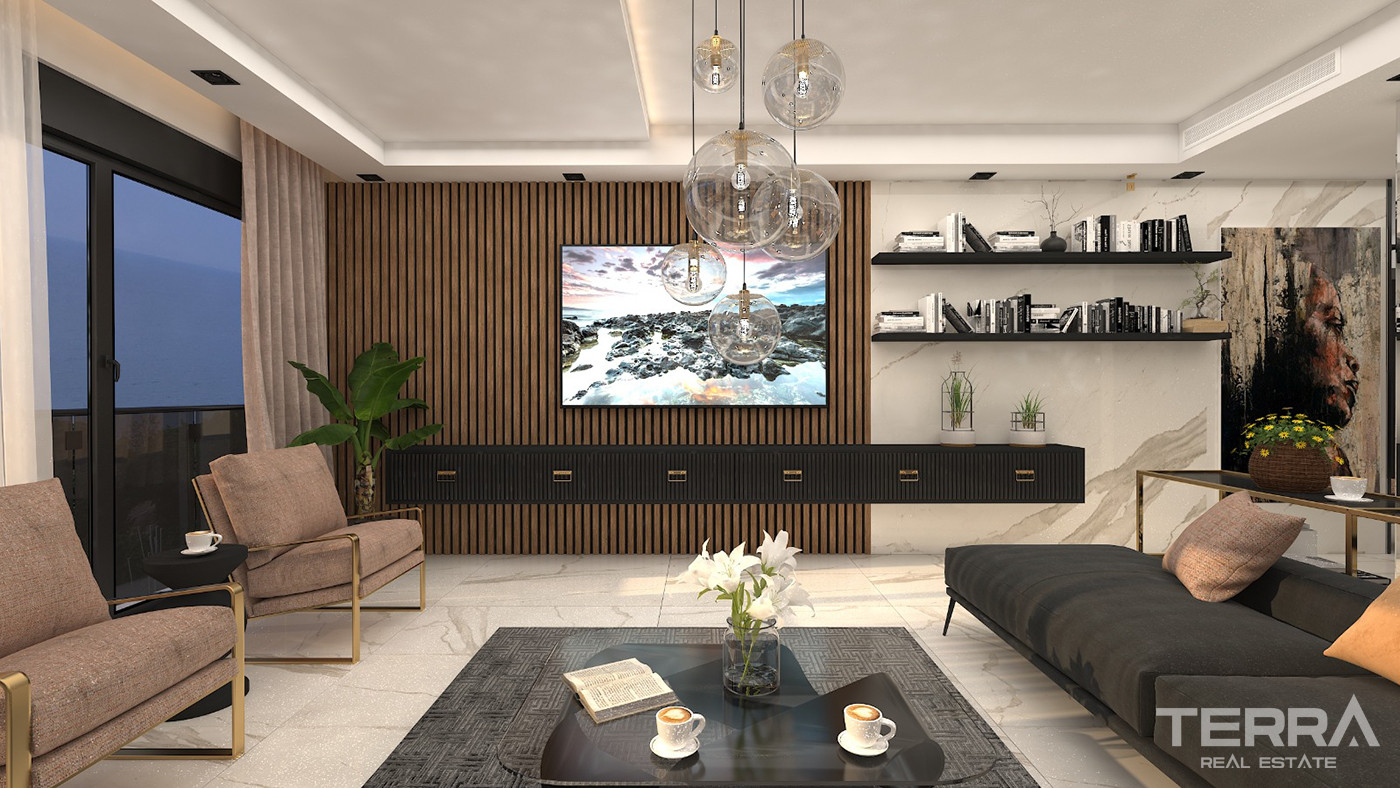 Exquisite Sea View Apartments in Antalya Suitable For Citizenship - 82159