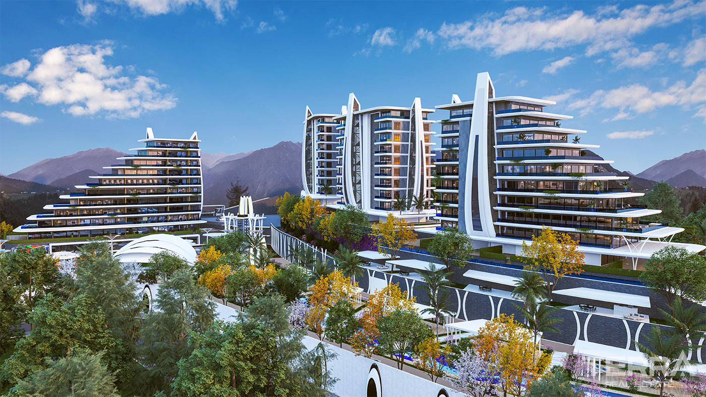 Citizenship Approved Sea View Flats with Rich Amenities in Alanya - 82192