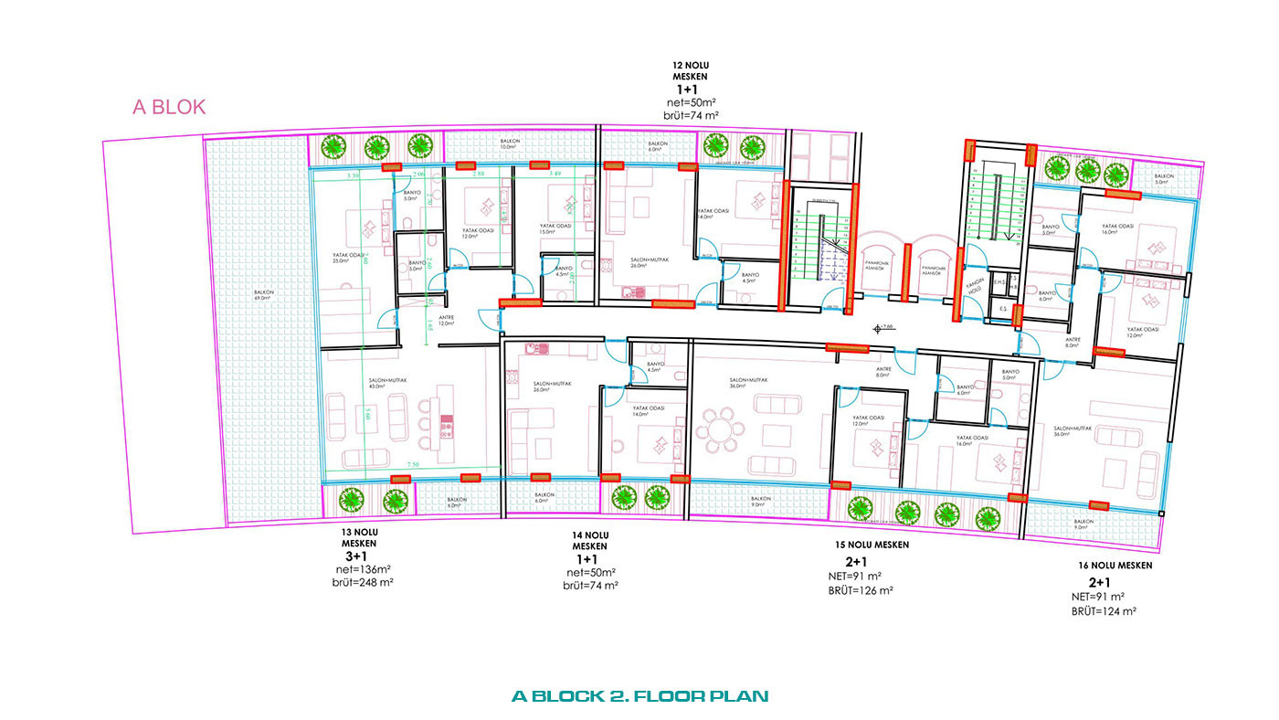Citizenship Approved Sea View Flats with Rich Amenities in Alanya - 82196