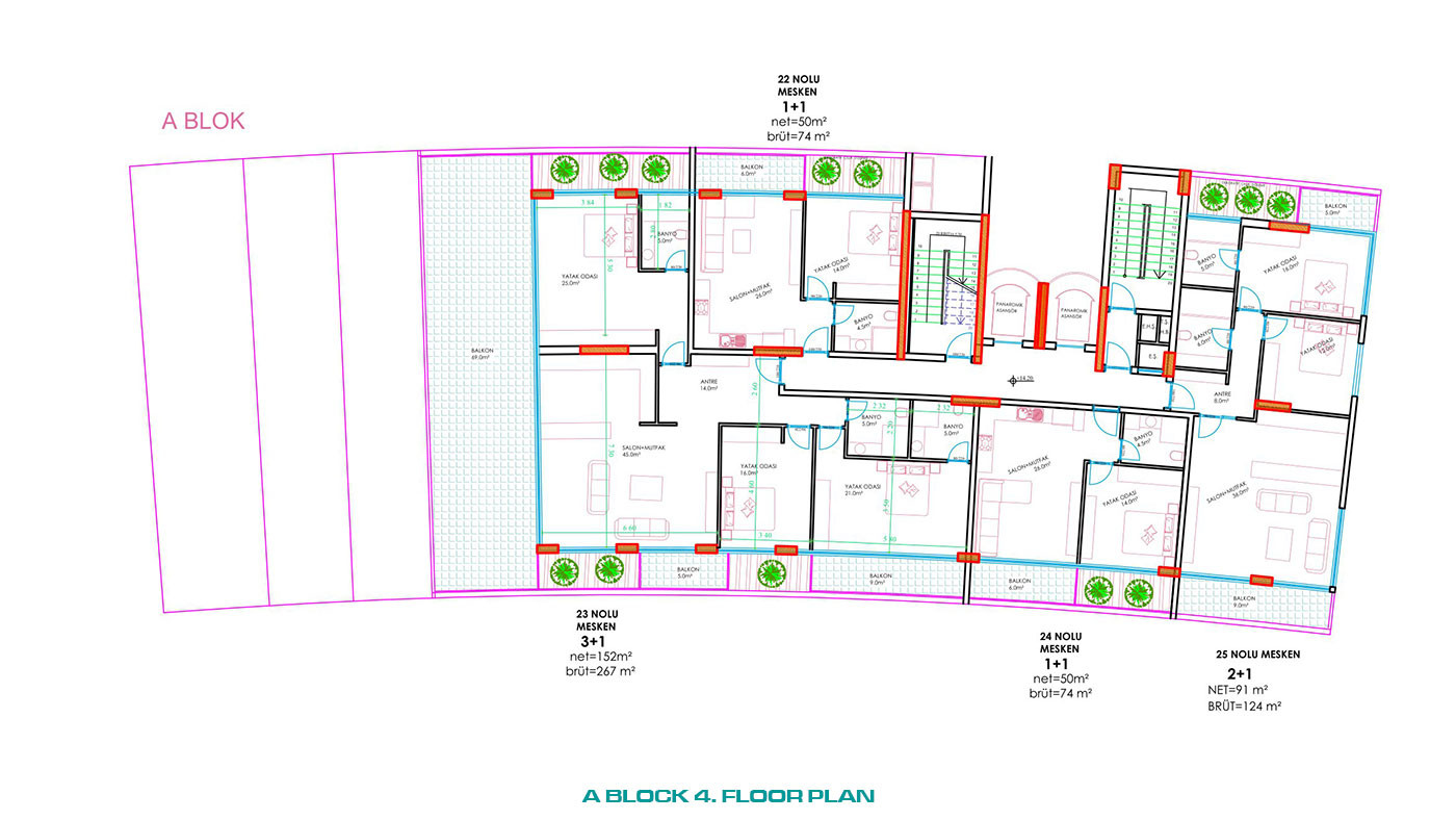 Citizenship Approved Sea View Flats with Rich Amenities in Alanya - 82199