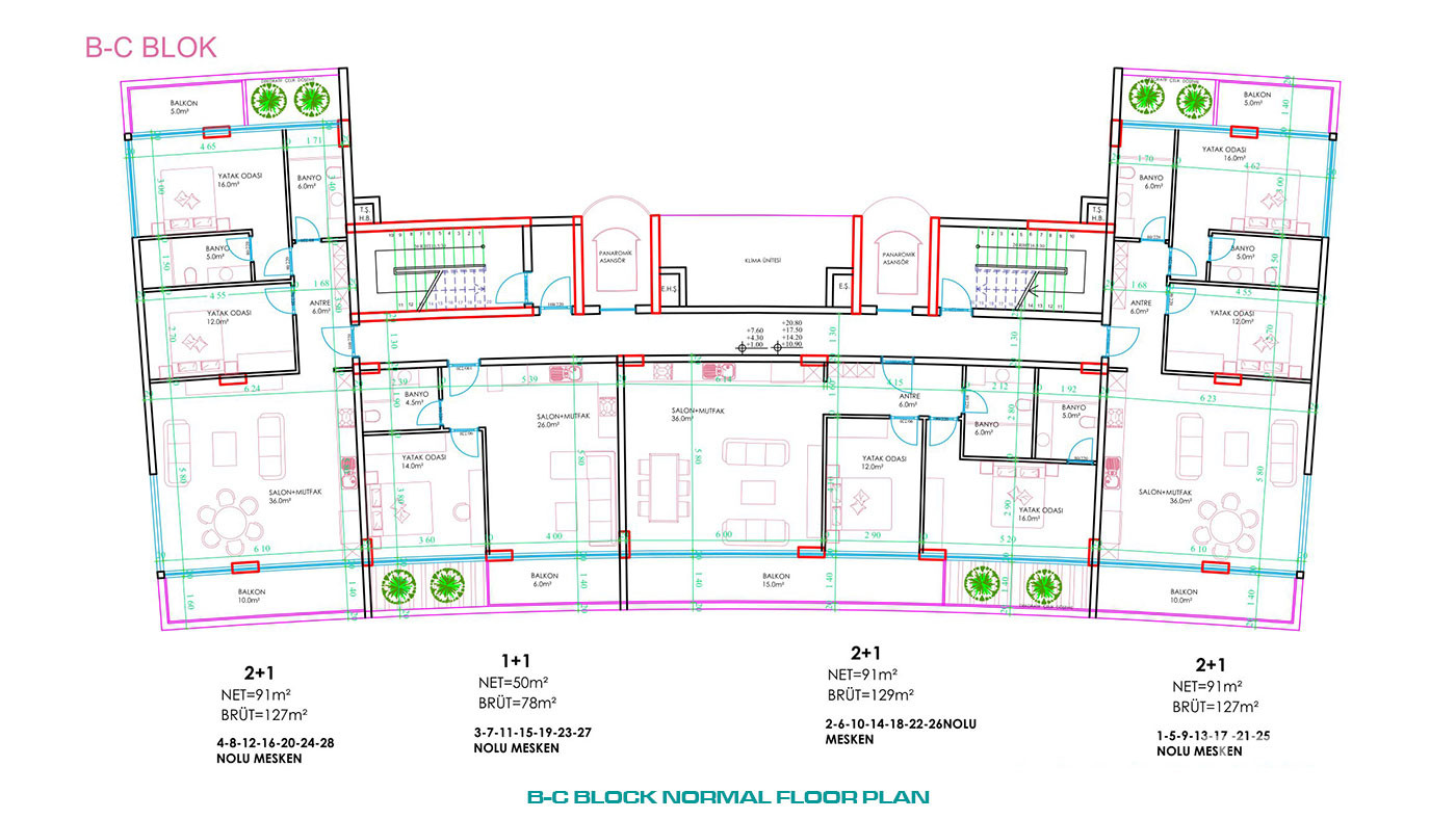 Citizenship Approved Sea View Flats with Rich Amenities in Alanya - 82204