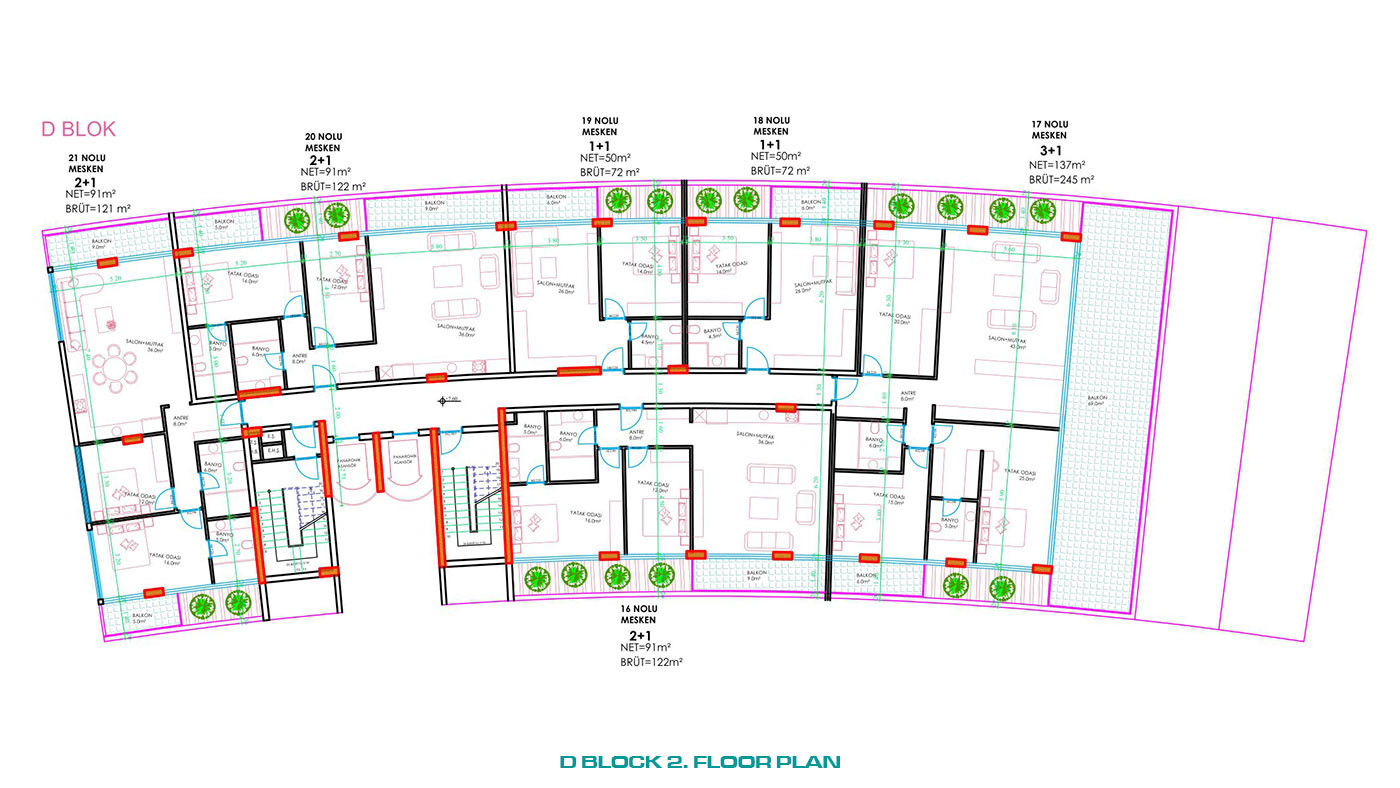 Citizenship Approved Sea View Flats with Rich Amenities in Alanya - 82209