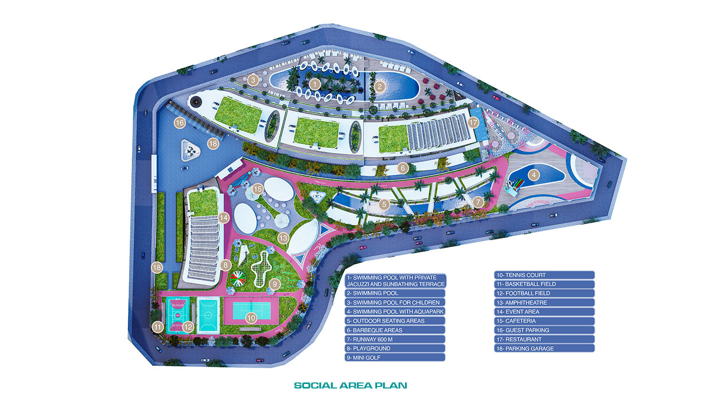 Citizenship Approved Sea View Flats with Rich Amenities in Alanya - 82217