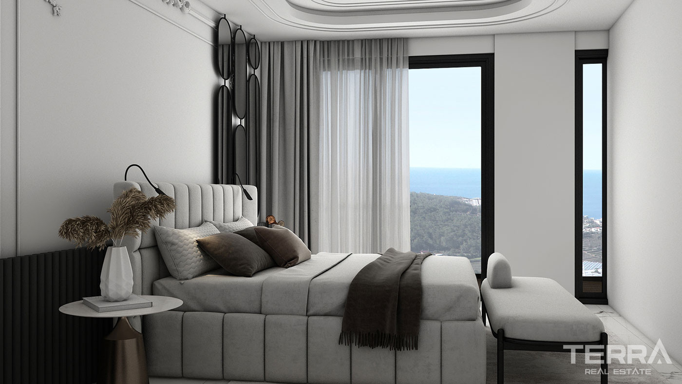 Citizenship Approved Sea View Flats with Rich Amenities in Alanya - 82225