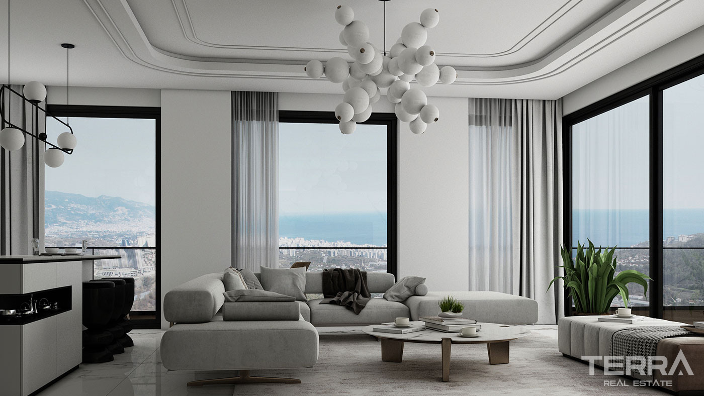 Citizenship Approved Sea View Flats with Rich Amenities in Alanya - 82226
