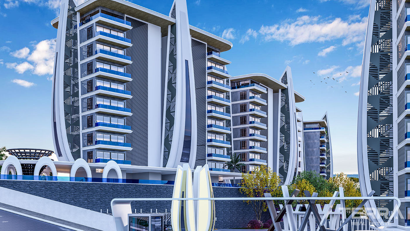 Citizenship Approved Sea View Flats with Rich Amenities in Alanya - 82229