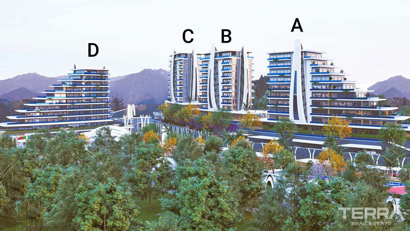 Citizenship Approved Sea View Flats with Rich Amenities in Alanya - 82230