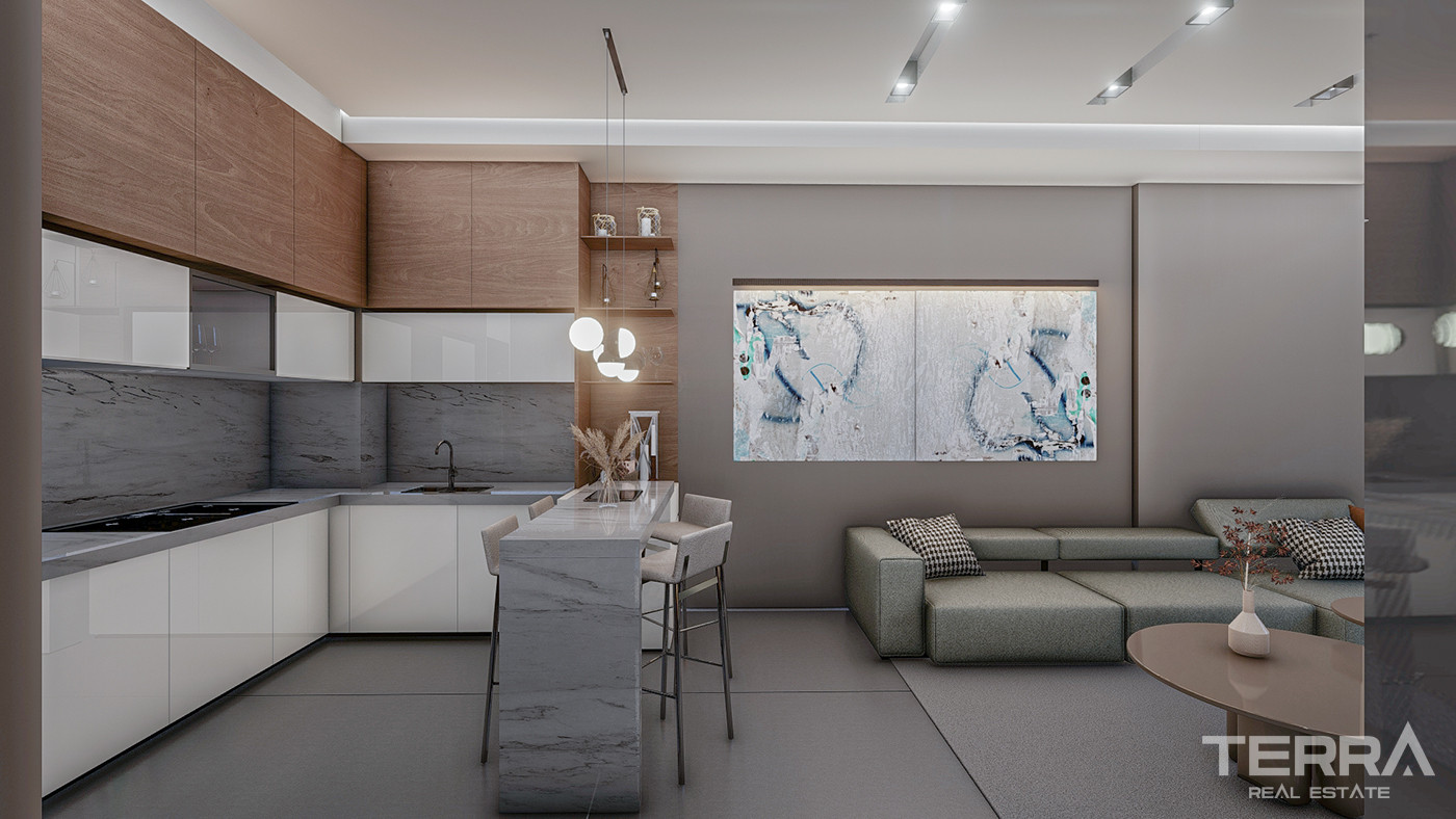 Von der Staatsbürgerschaft anerkannte Luxuswohnungen in Antalya, Altıntaş - 82280