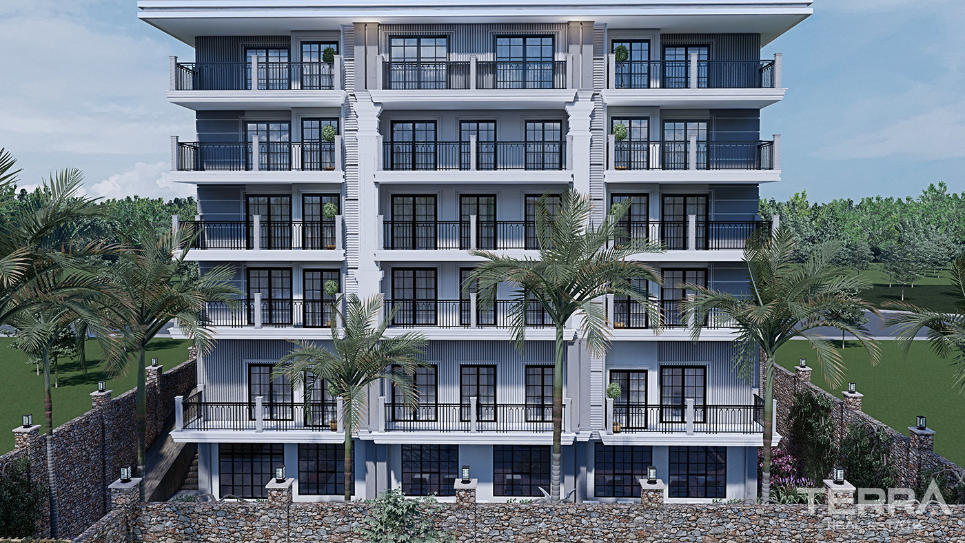 Contemporary Flats for Sale 135 M from the Beach in Alanya - 82232