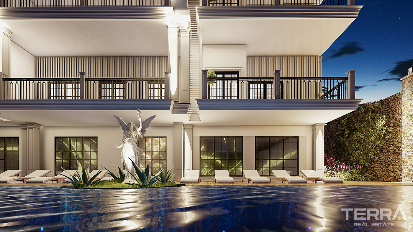 Contemporary Flats for Sale 135 M from the Beach in Alanya - 82233