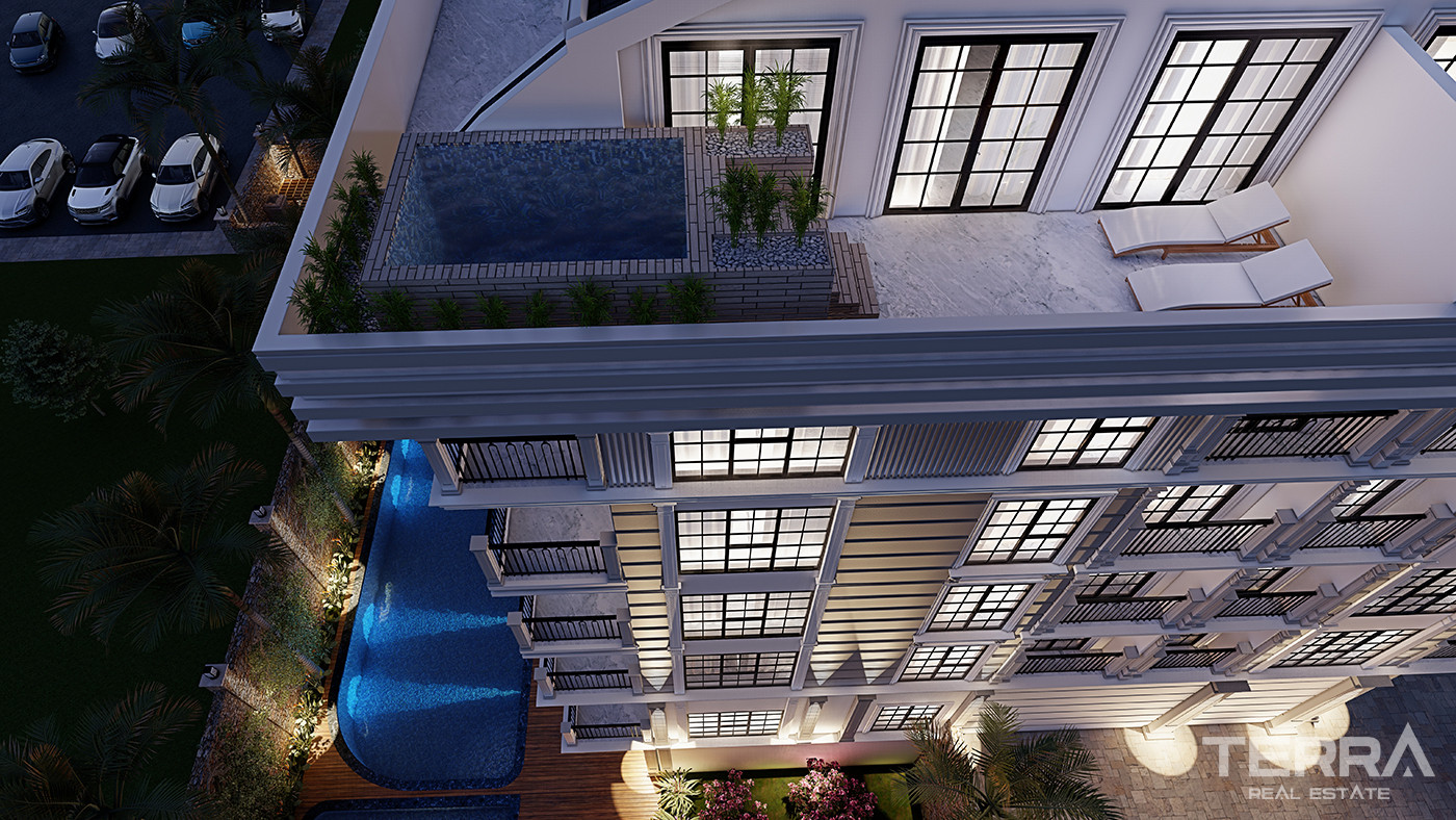Contemporary Flats for Sale 135 M from the Beach in Alanya - 82236