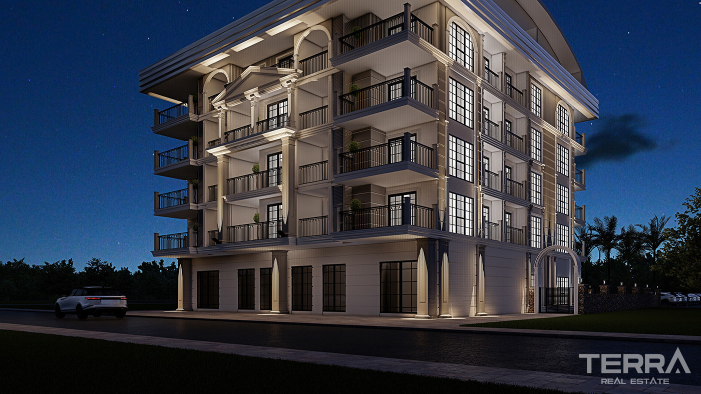 Contemporary Flats for Sale 135 M from the Beach in Alanya - 82242