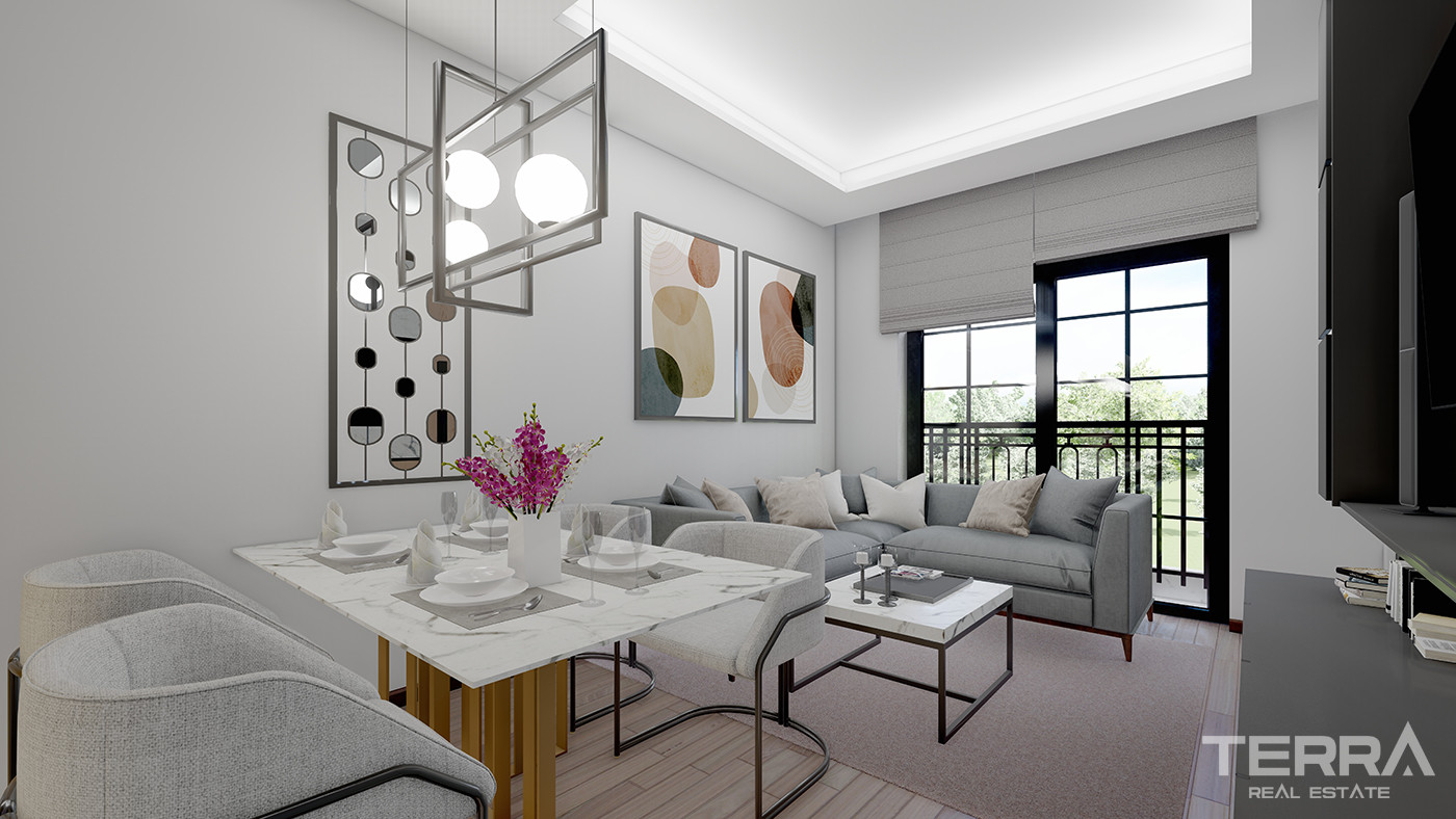 Contemporary Flats for Sale 135 M from the Beach in Alanya - 82247