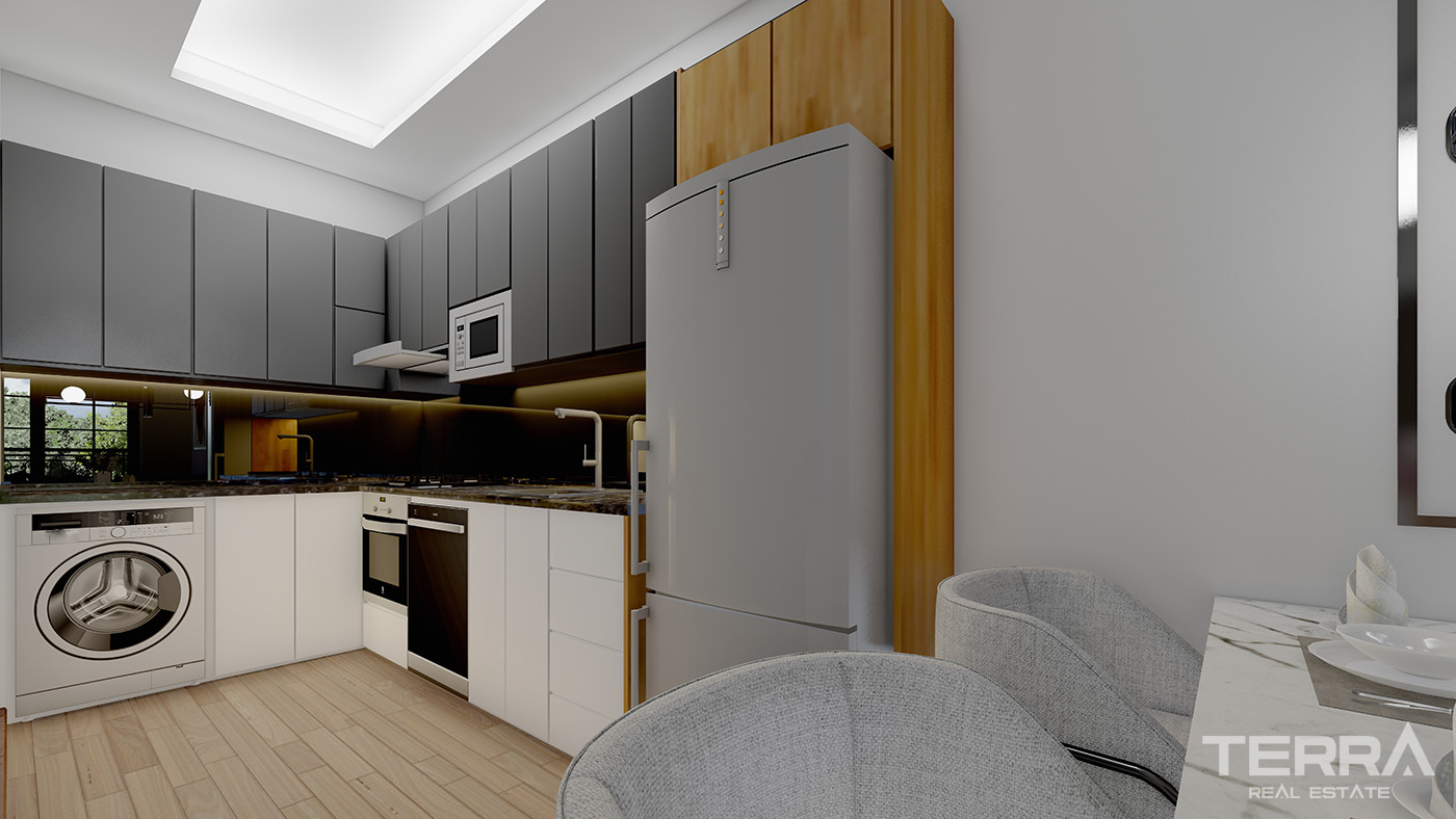 Contemporary Flats for Sale 135 M from the Beach in Alanya - 82250