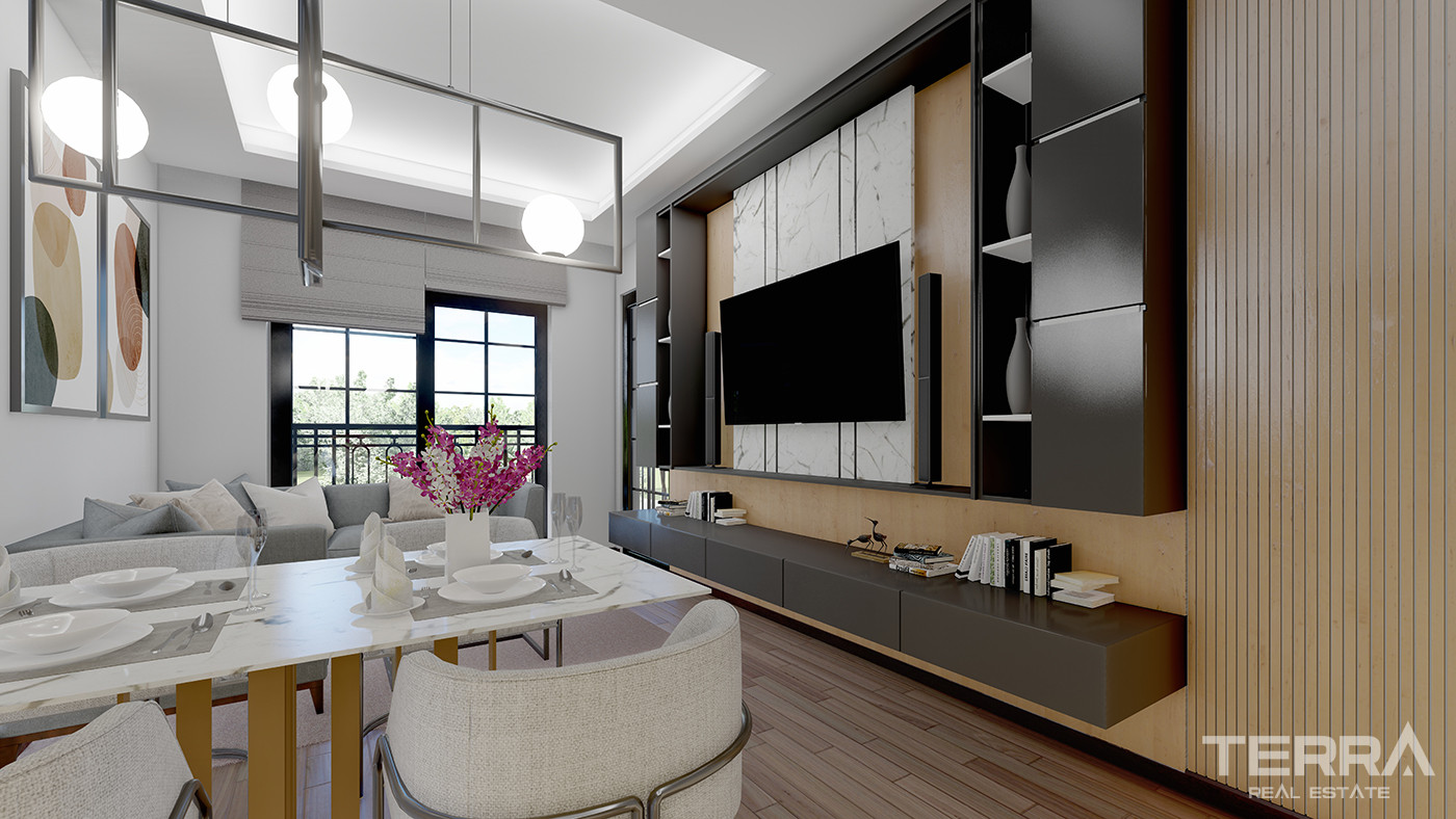 Contemporary Flats for Sale 135 M from the Beach in Alanya - 82254
