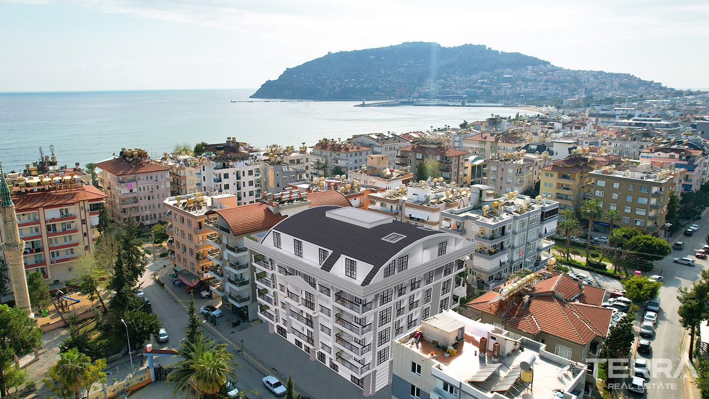 Contemporary Flats for Sale 135 M from the Beach in Alanya - 82255