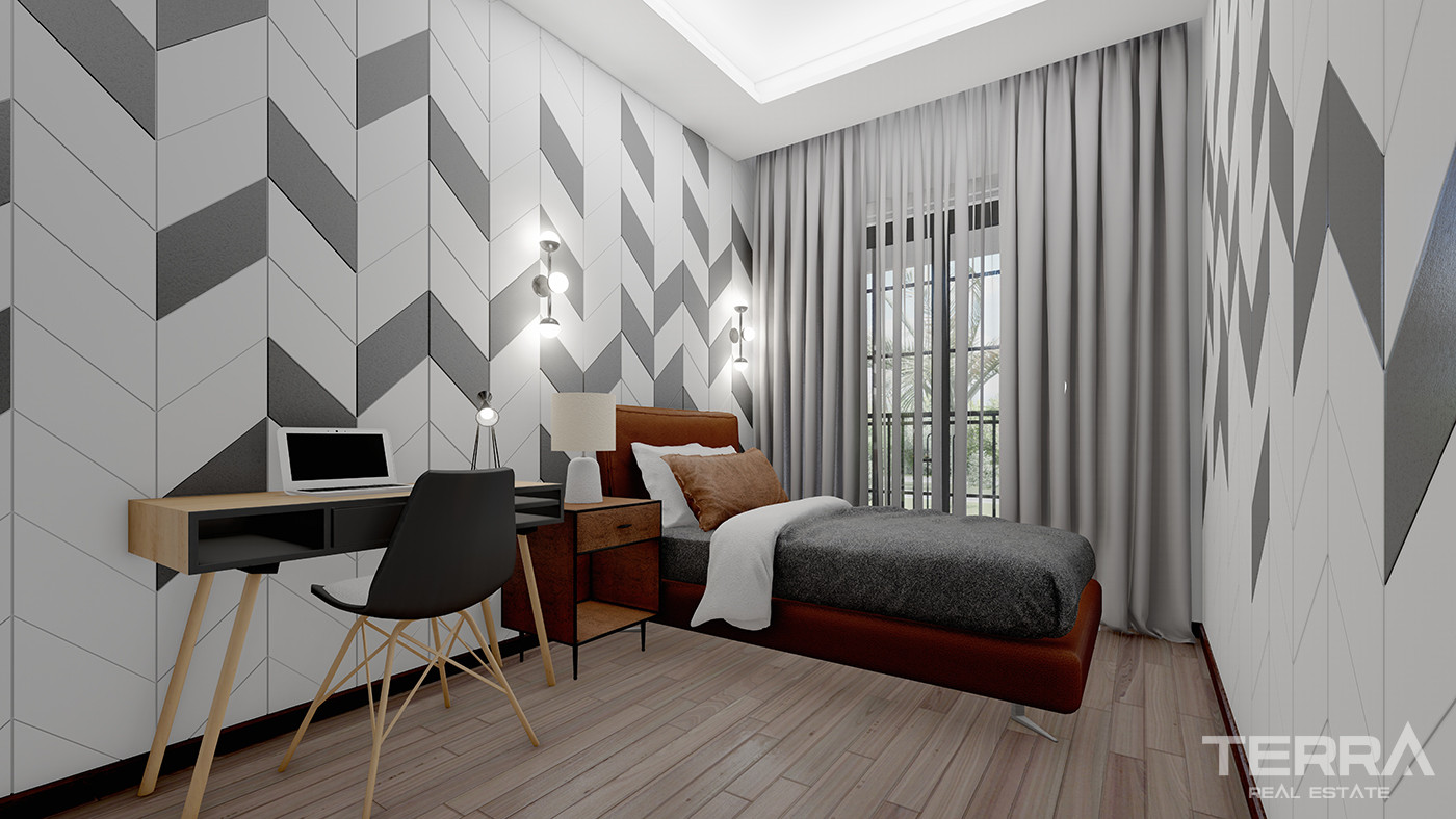 Contemporary Flats for Sale 135 M from the Beach in Alanya - 82258