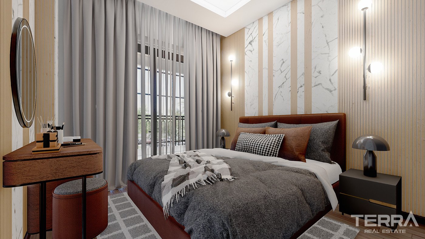 Contemporary Flats for Sale 135 M from the Beach in Alanya - 82259