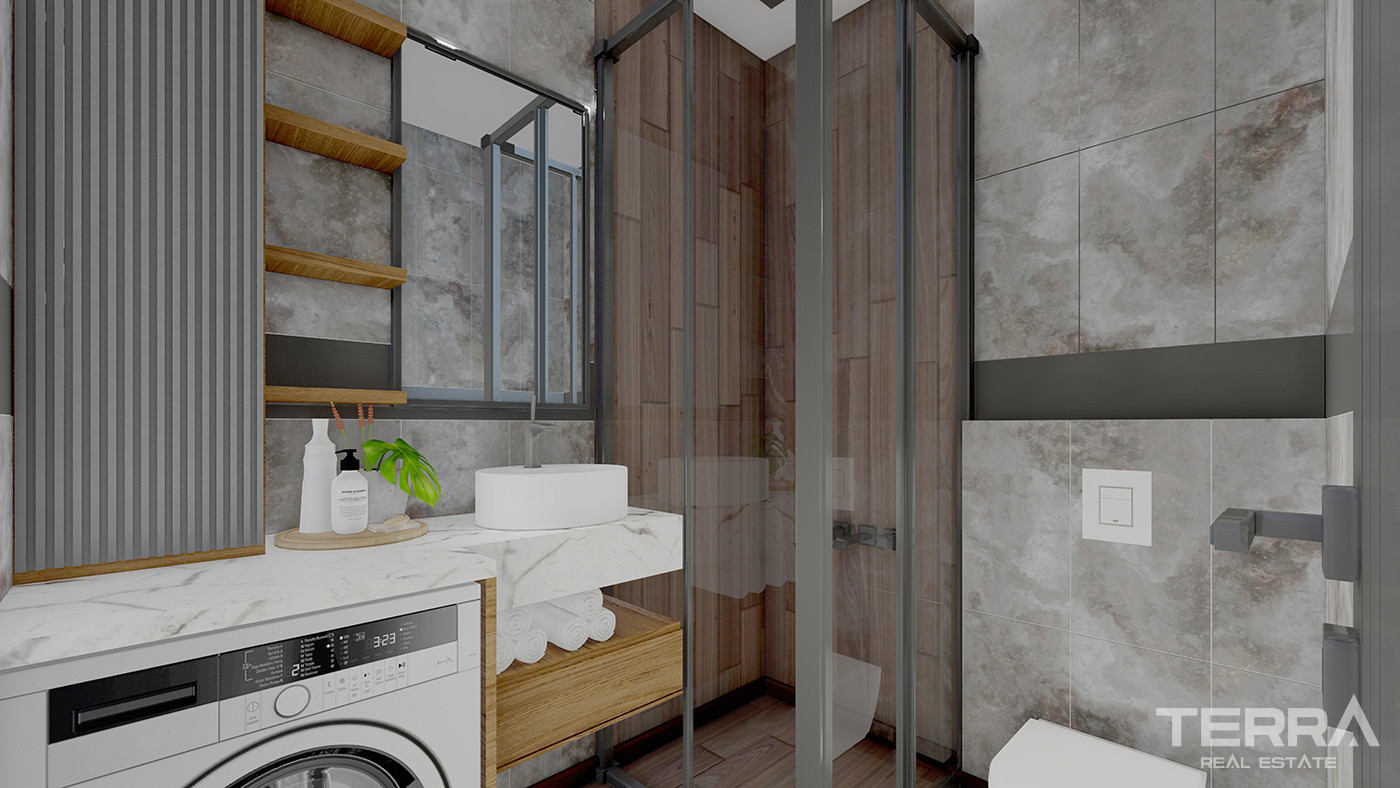 Contemporary Flats for Sale 135 M from the Beach in Alanya - 82263