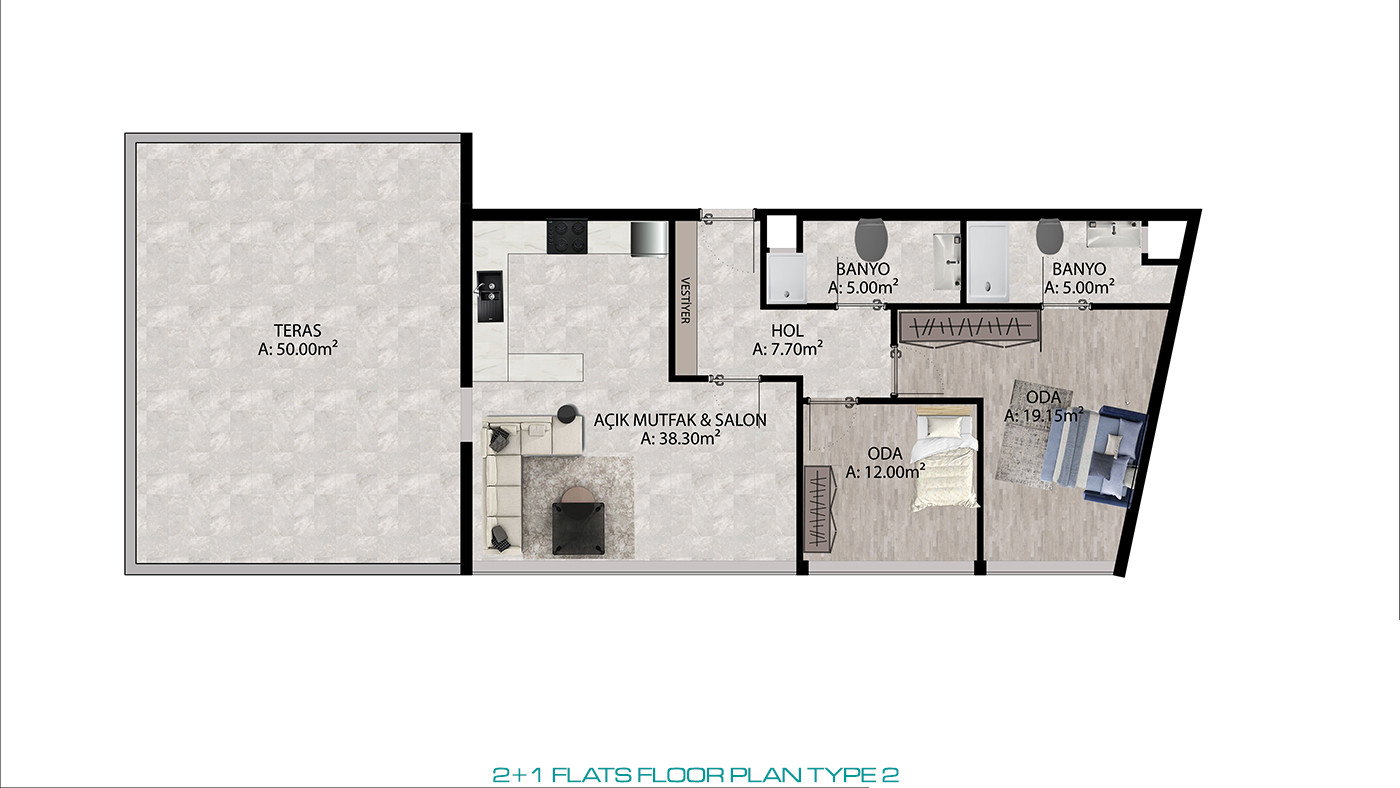 Altıntaş'ta Büyük Site İçinde Satılık Daireler - 82338