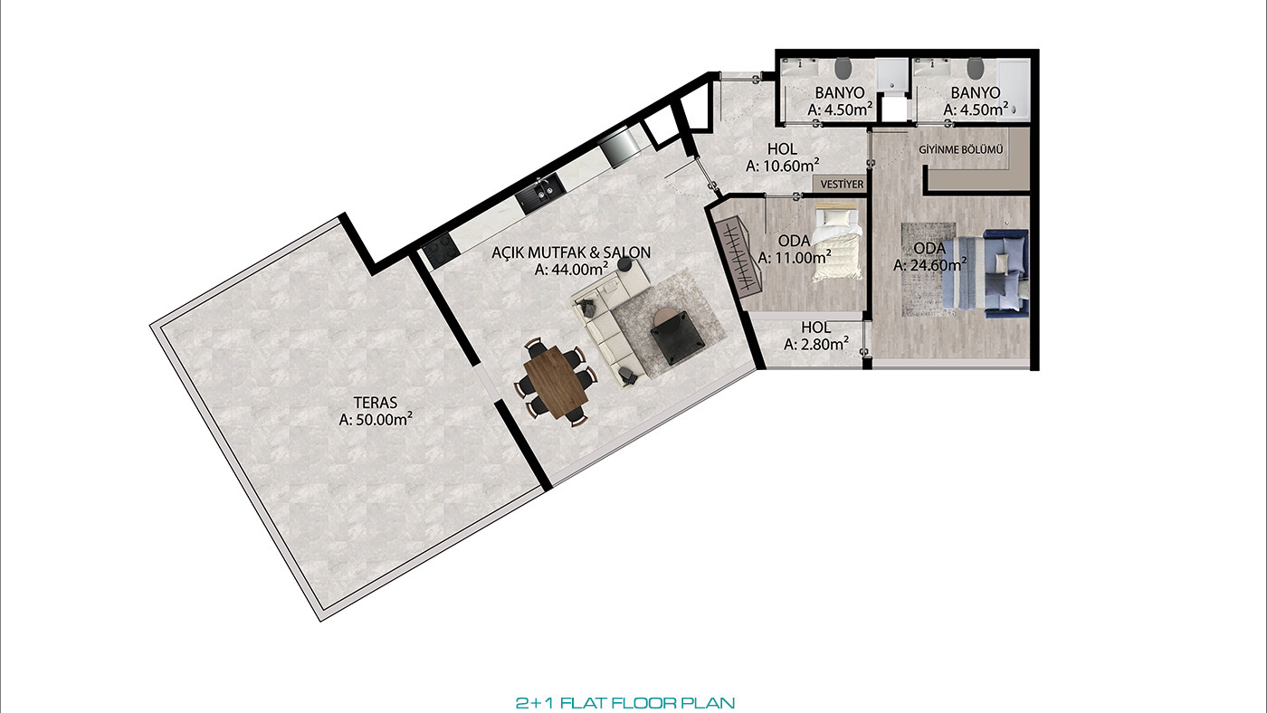 Altıntaş'ta Büyük Site İçinde Satılık Daireler - 82341