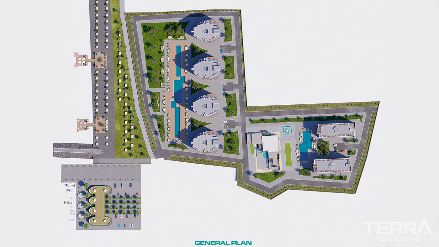 Exclusive Flats by the Sea for Sale in Nicosia, Gaziveren - 82505