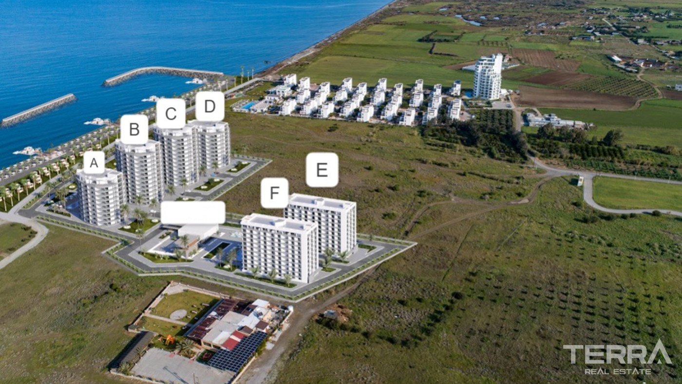 Exclusive Flats by the Sea for Sale in Nicosia, Gaziveren - 82506