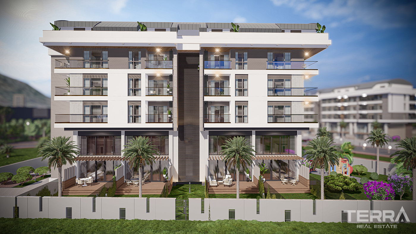 Konyaaltı'nda Lüks Rezidansta Satılık Modern Daireler - 82517
