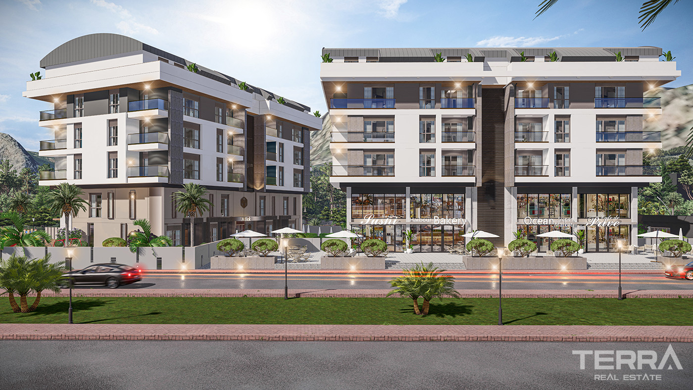 Konyaaltı'nda Lüks Rezidansta Satılık Modern Daireler - 82518