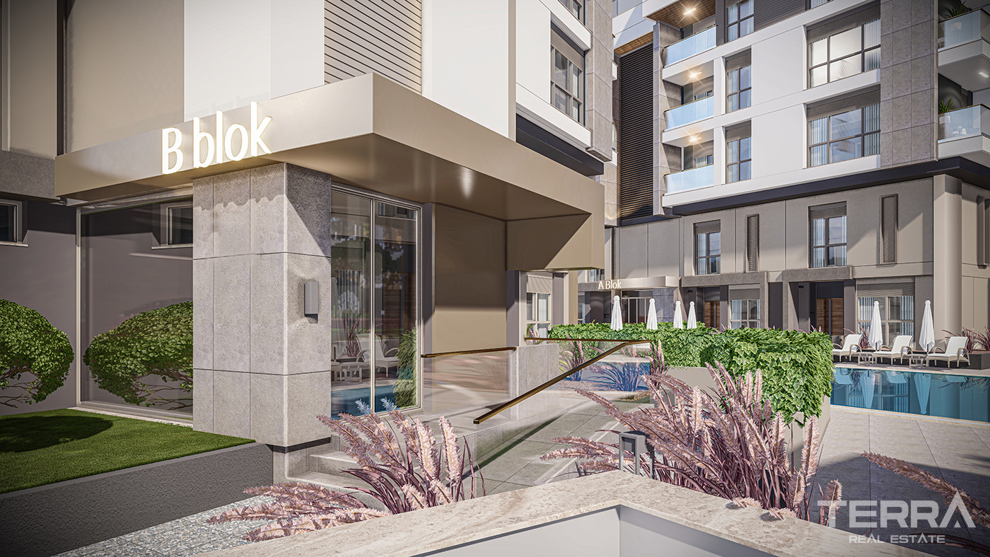 Konyaaltı'nda Lüks Rezidansta Satılık Modern Daireler - 82519