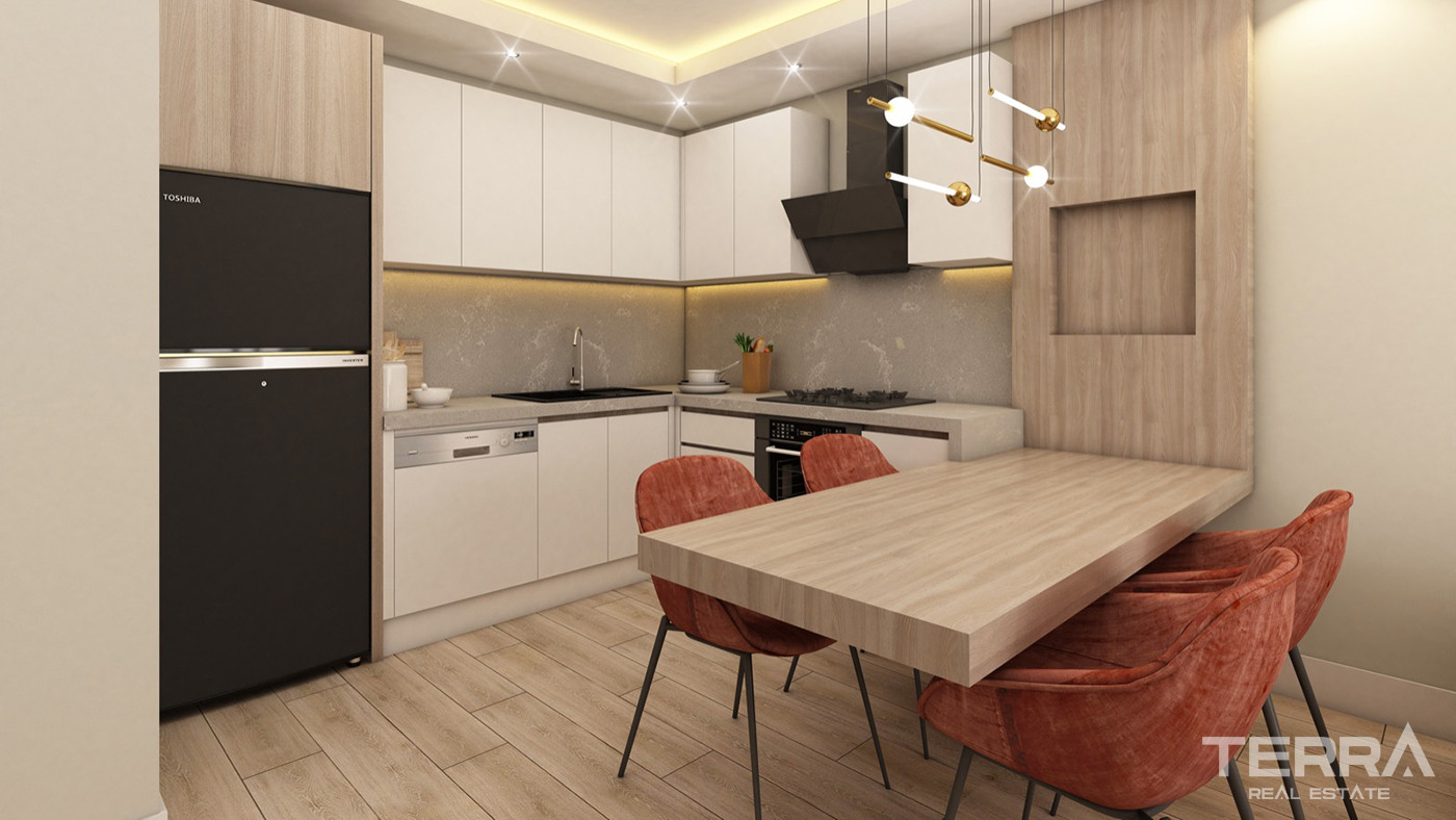 Konyaaltı'nda Lüks Rezidansta Satılık Modern Daireler - 82522