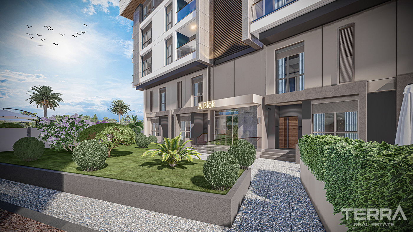 Konyaaltı'nda Lüks Rezidansta Satılık Modern Daireler - 82524
