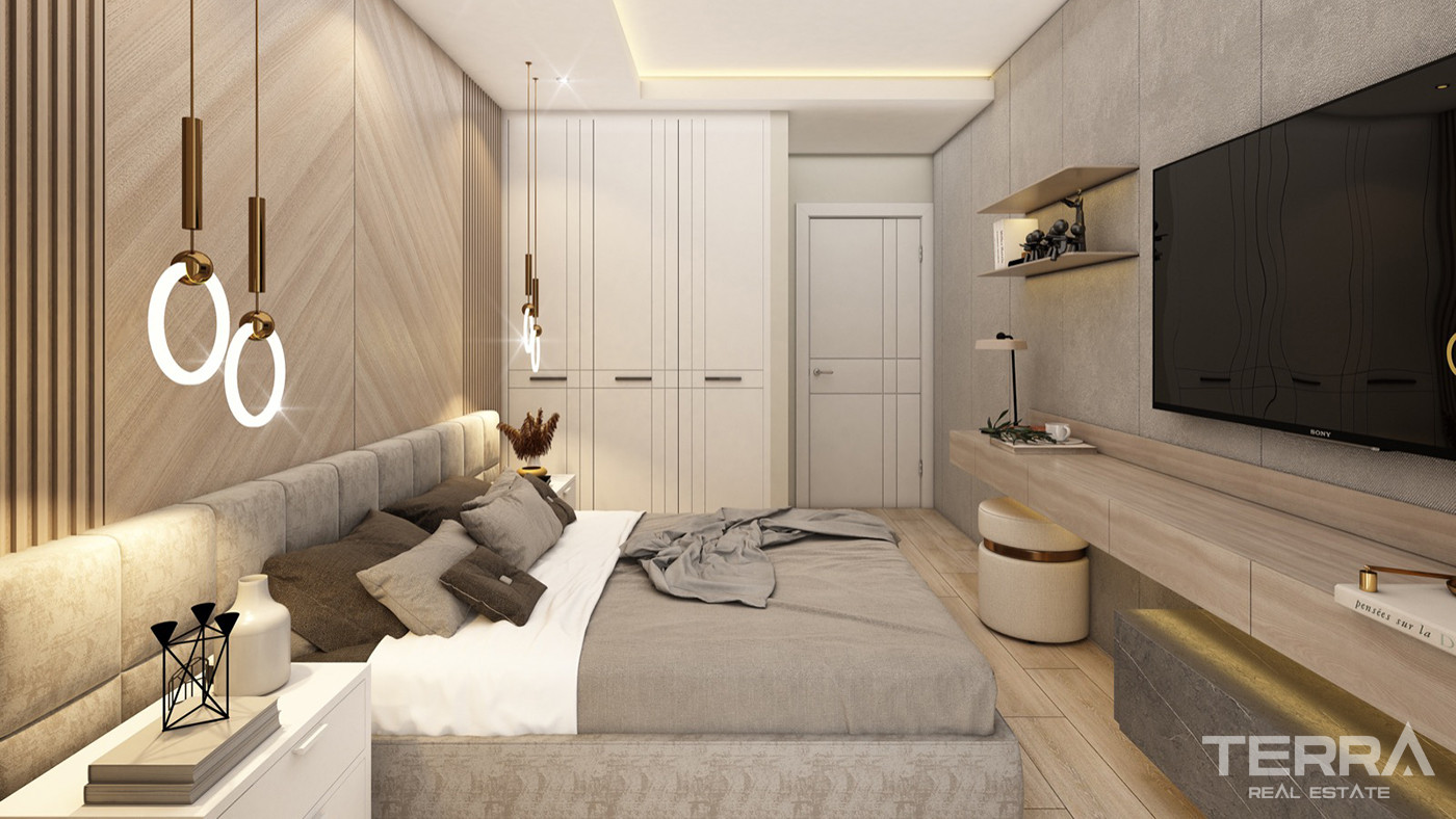 Konyaaltı'nda Lüks Rezidansta Satılık Modern Daireler - 82526