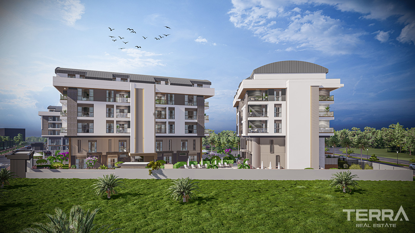 Konyaaltı'nda Lüks Rezidansta Satılık Modern Daireler - 82529