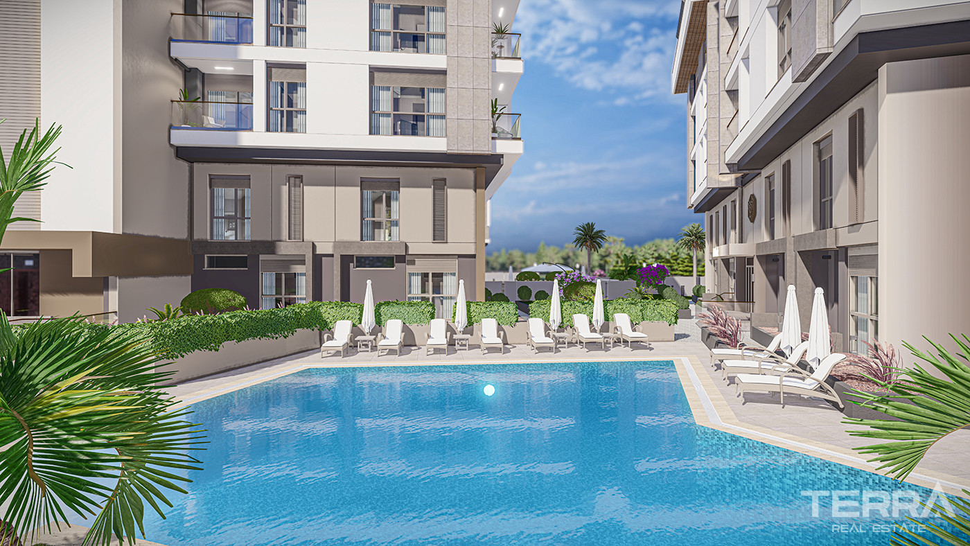 Konyaaltı'nda Lüks Rezidansta Satılık Modern Daireler - 82530