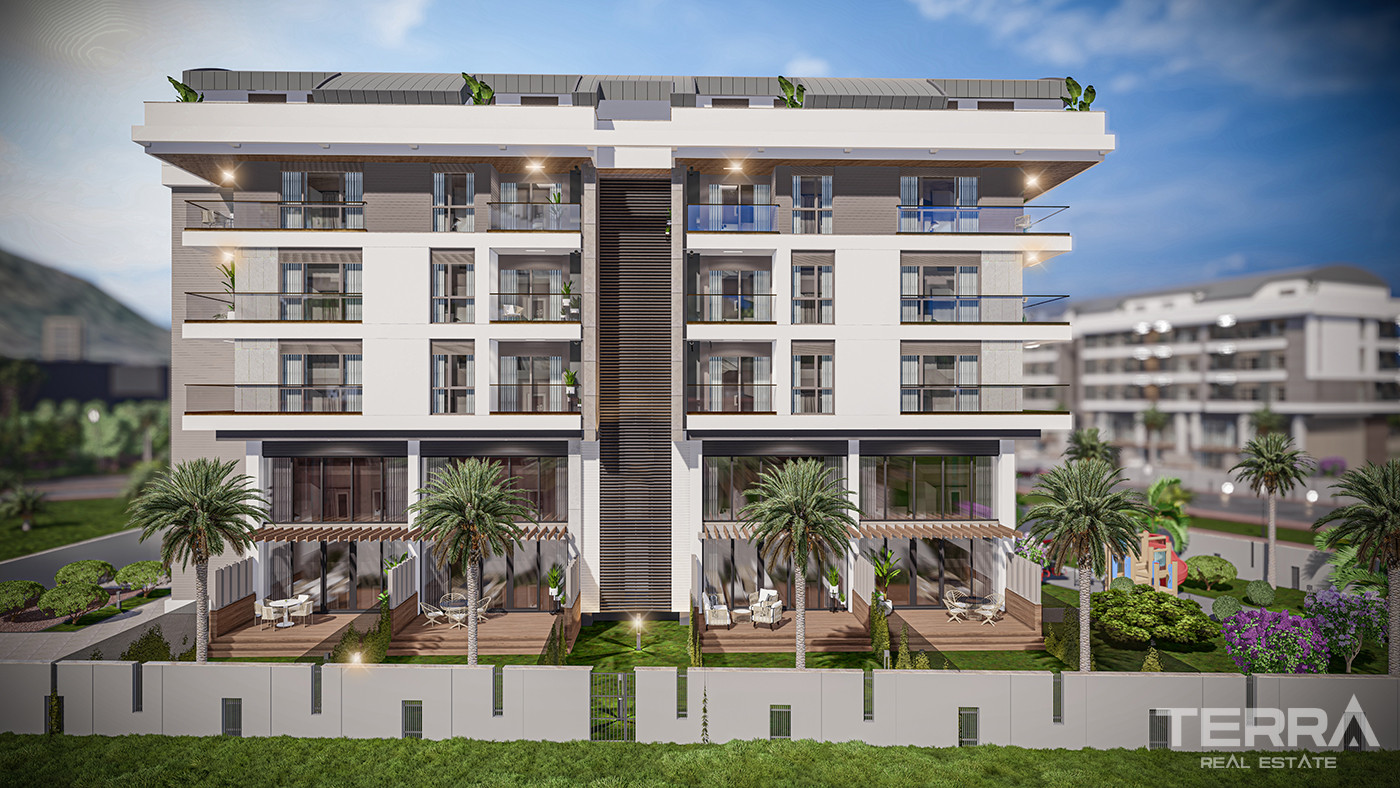 Konyaaltı'nda Lüks Rezidansta Satılık Modern Daireler - 82534