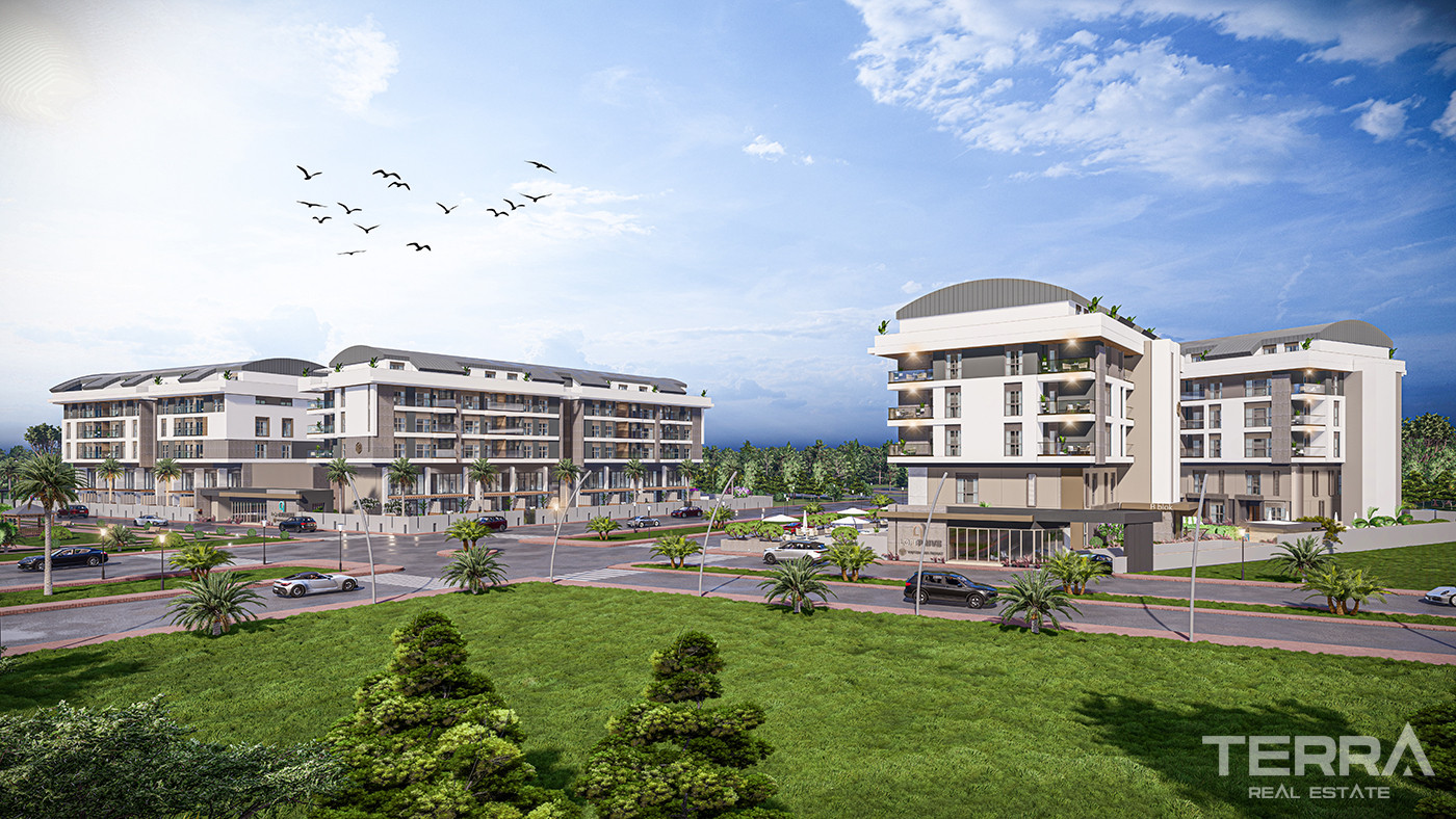 Konyaaltı'nda Lüks Rezidansta Satılık Modern Daireler - 82536